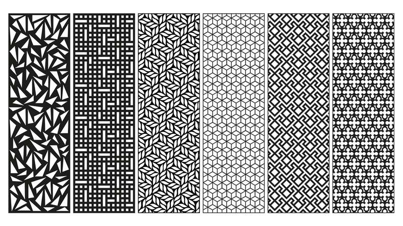 planeo Gardence - Elemento di design antracite | DB703 60 x 180 cm