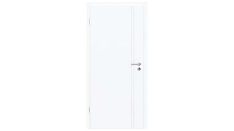 porta interna di design planeo PUREA Vivo 6 laccato bianco 9003 design edge | laccato - 1985 x 610|735|860|985 mm