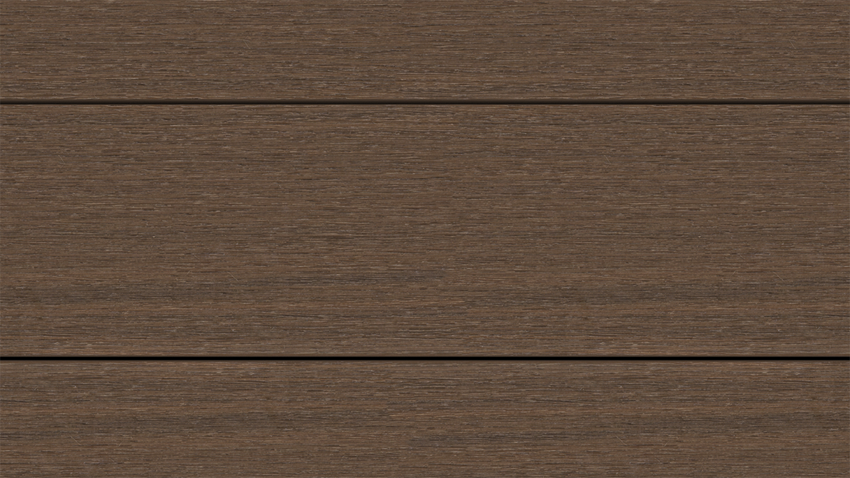 planeo UNIDeck - Doghe per terrazza rivestite in WPC CoEx, Ipe marrone, 3 m - strutturate/liscie spazzolate