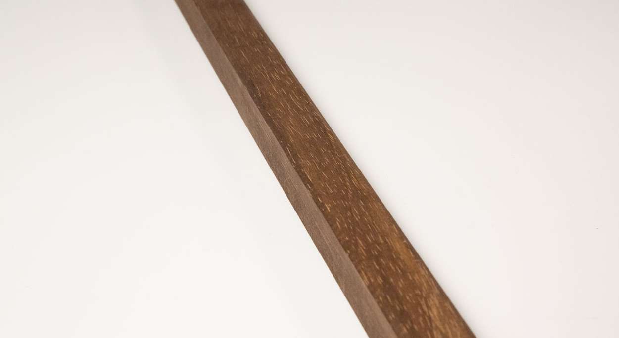 planeo WoodWall - Striscia di legno marrone - 2,4m