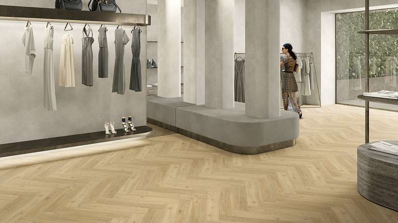 Gerflor Klick Vinyl Rigid - Creation 55 Clic Acoustic HB Ballerina | Isolamento acustico integrato (41920347)