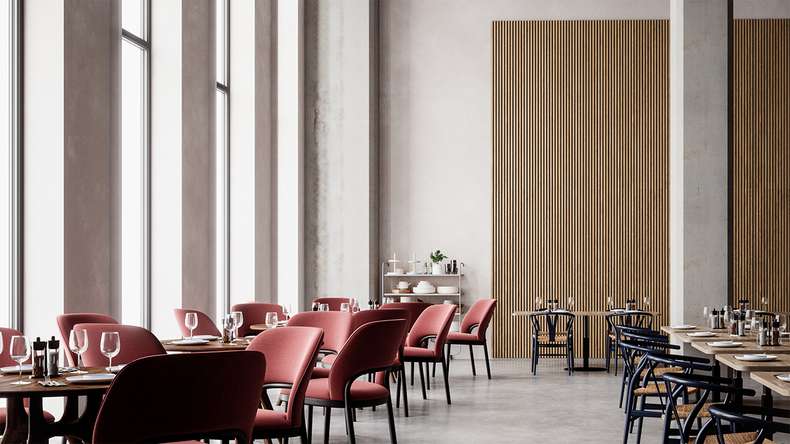 pannelli acustici planeo - rovere naturale 2480 x 600 x 21,5 mm | ignifugo