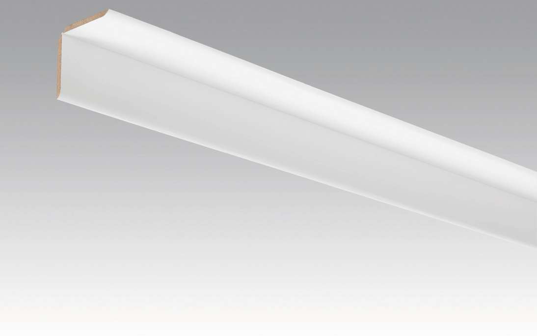 Battiscopa MEISTER battiscopa piegato bianco verniciabile DF 2222 - 2380 x 70 x 3,5 mm (200033-2380-02222)