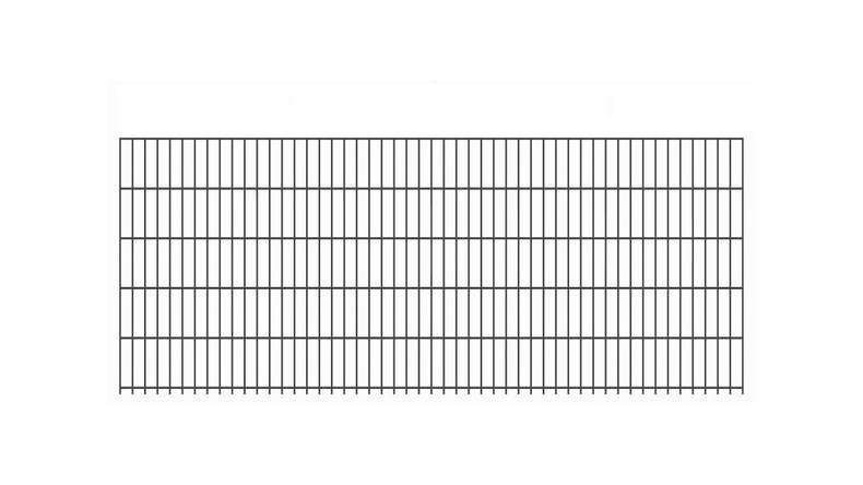 Recinzione a doppia maglia pesante 8/6/8 RAL 7016 antracite Altezza - 1030 x 2510 mm