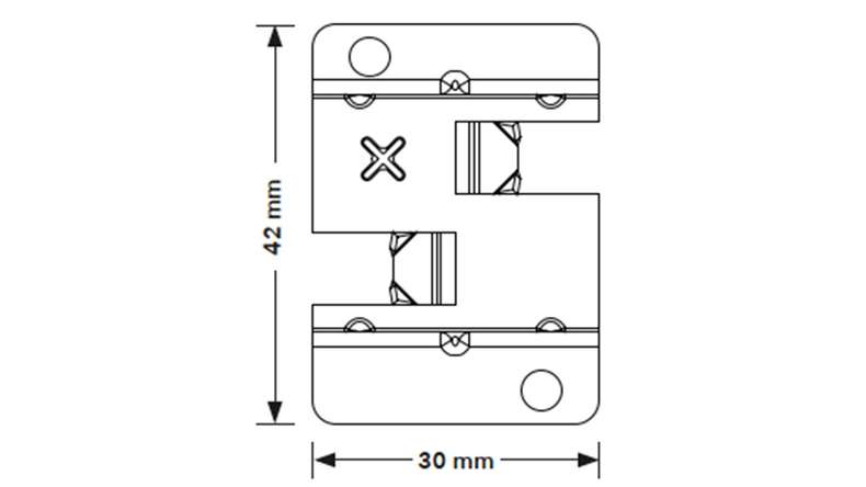 ZONA2 WPC decking connettore clip