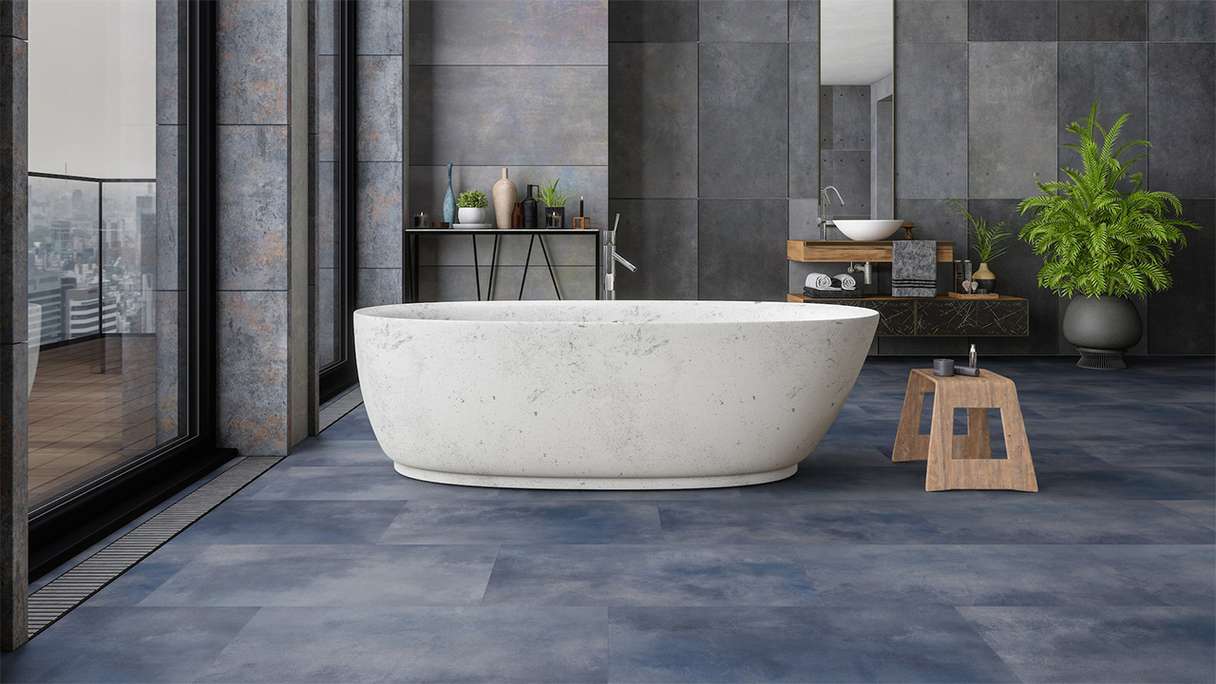 Gerflor Vinile ad incastro - Virtuo 30 Rigid Acoustic Acuarela Ink | isolamento acustico integrato (39101475)