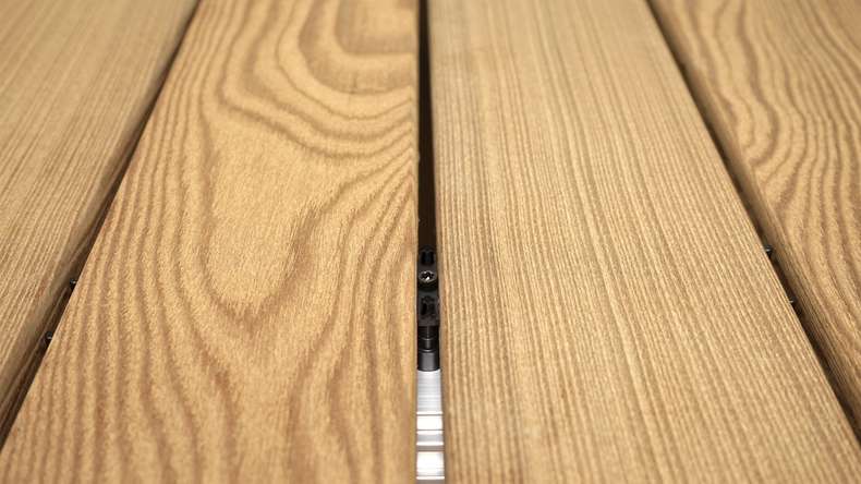 Planeo decking clip LIGO S/34 giunto 6mm - 80 pz. Vite per terrazza inclusa