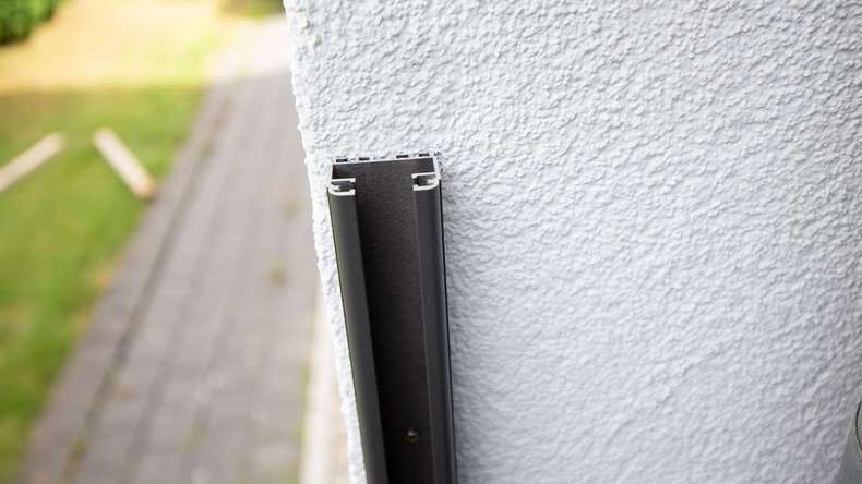 planeo Gardence Strong - barra universale in alluminio antracite 200cm