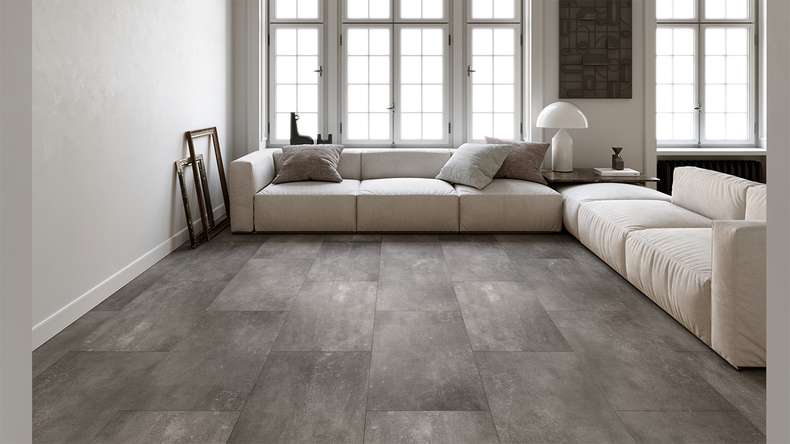 planeo Vinile rigido a incastro - Lunitra IXPE XL piastrella ultra opaca | isolamento acustico integrato (MF-101103-IXPE)