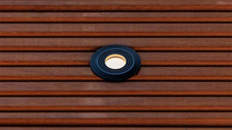 planeo illuminazione patio 12V - Luce da incasso LED Onyx 30 RA - 0,5W 4Lumen