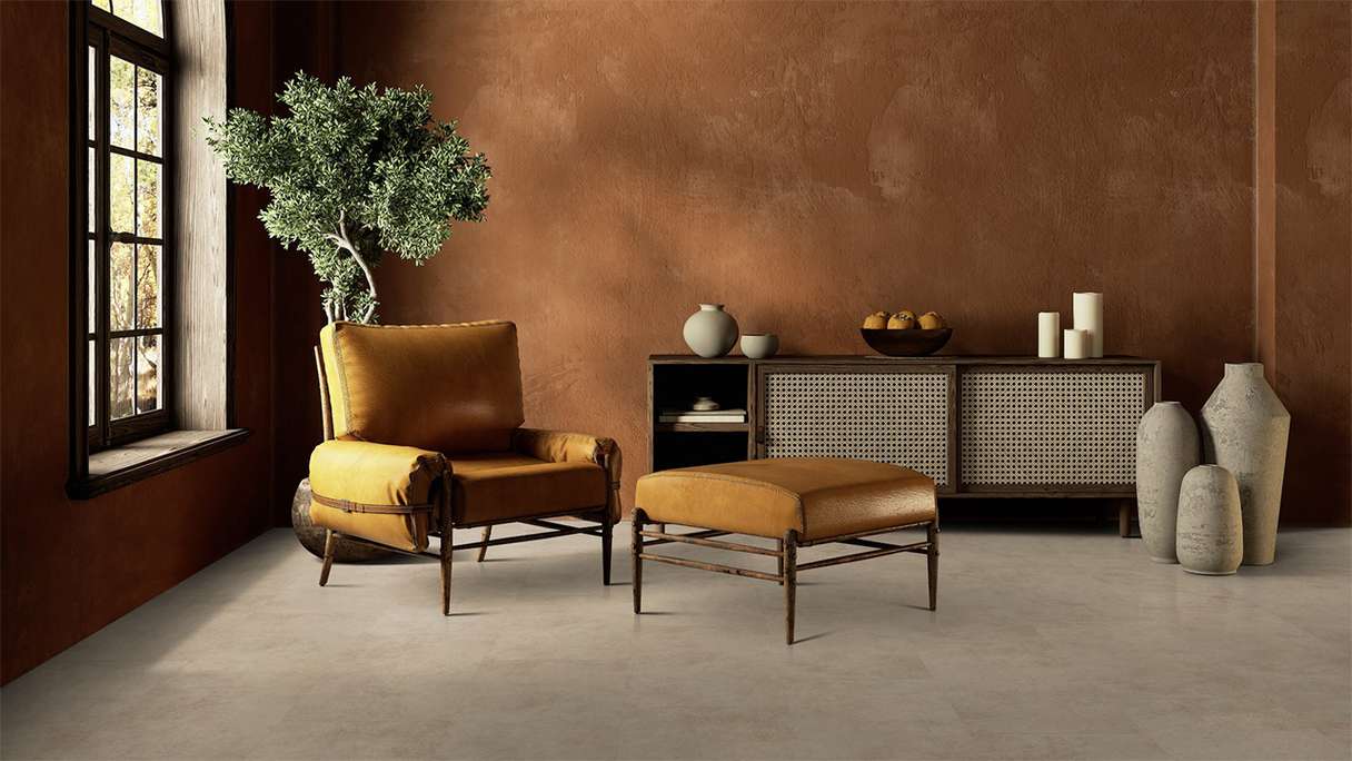 Gerflor Vinile ad incastro - Virtuo 30 Rigid Acoustic Tavla Beige | isolamento acustico integrato (39101451)