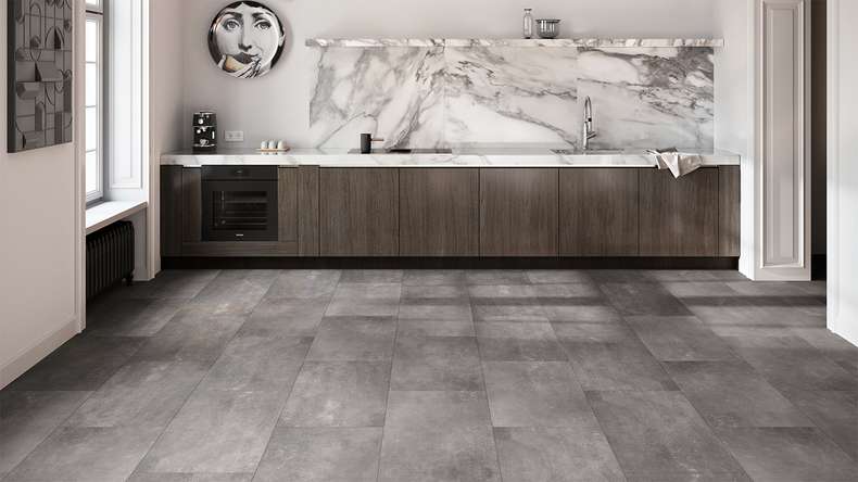 planeo Vinile rigido a incastro - Lunitra IXPE XL piastrella ultra opaca | isolamento acustico integrato (MF-101103-IXPE)