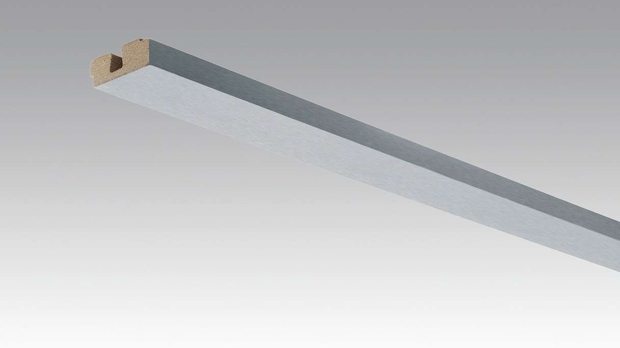 Battiscopa MEISTER battiscopa a soffitto in acciaio inox DF 063 - 2380 x 40 x 15 mm (200032-2380-00063)