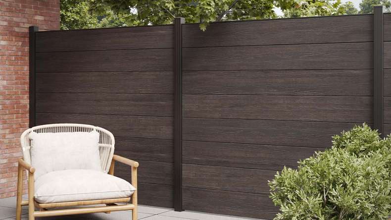 planeo AEX - recinzione da giardino Palissandro