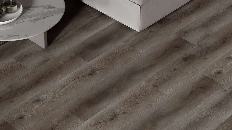 planeo Vinile rigido a incastro - HOMEtec Pro 50 IXPE Shadow Oak | Isolamento acustico integrato (RP-E50-7)