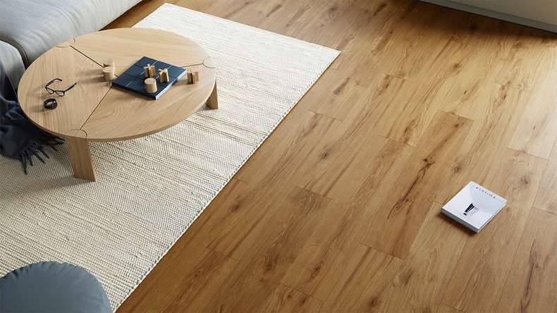vinile adesivo planeo - Woodline rovere naturale marrone | goffratura sincronizzata (PLDD2570-ENB)