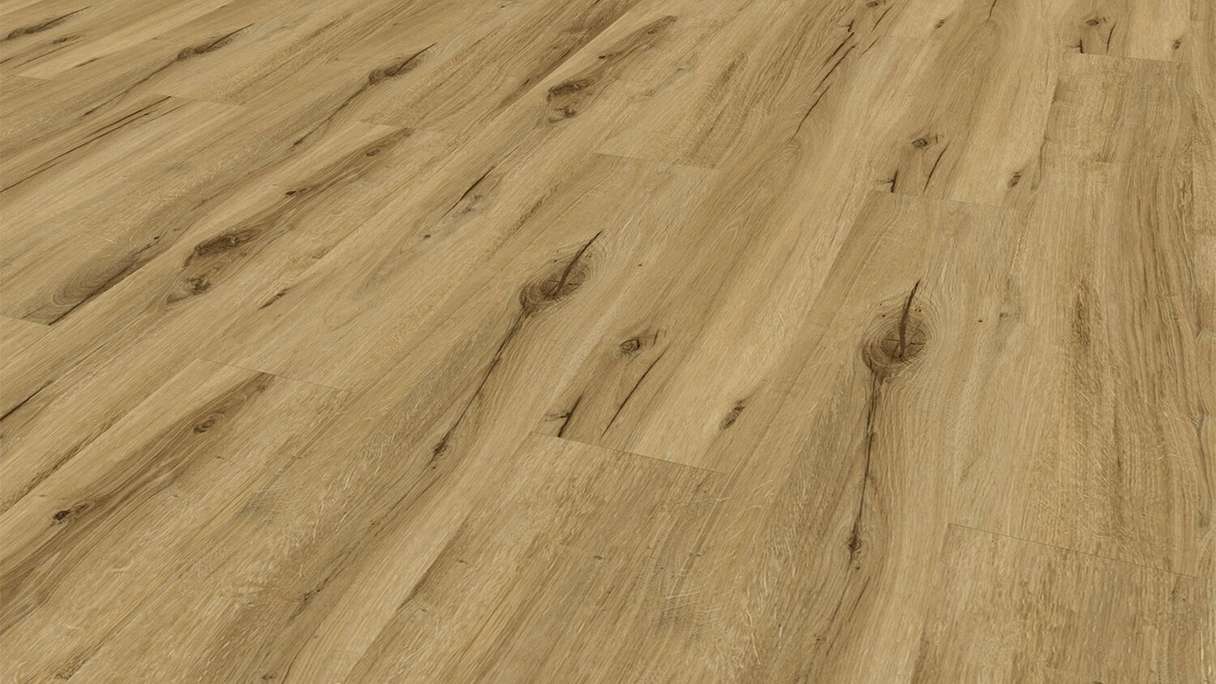 Gerflor Klick Vinyl - Senso Premium Rigid Acoustic Bambi fauve | Isolamento acustico integrato (40441629)