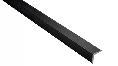 planeo WPC coex angolare per facciata nero - 2900 x 45 x 45 mm