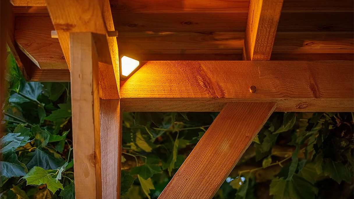 planeo illuminazione da giardino 12V - Applique LED Tiga Corner - 3,5W 100 lumen