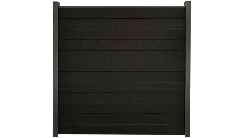 planeo Gardence Strong - Recinzione in BPC quadrato Nero co-ex