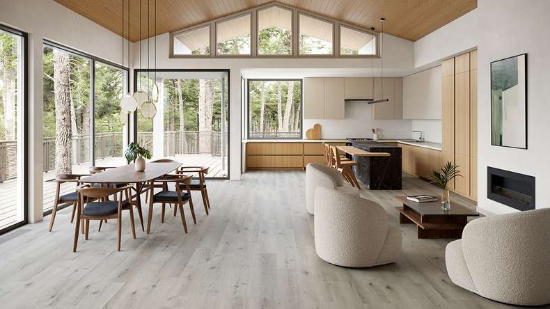 planeo WPC Vinile ad incastro - PUREtec MAX 70 EIR Grey Oak | Isolamento acustico integrato (RP-A50-4)
