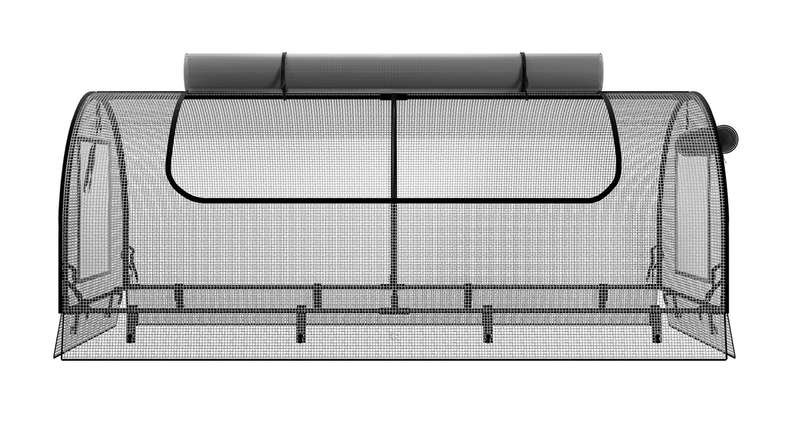 planeo Rete per letto rialzato PE - Bianco 149,9 x 69,4 x 62 cm