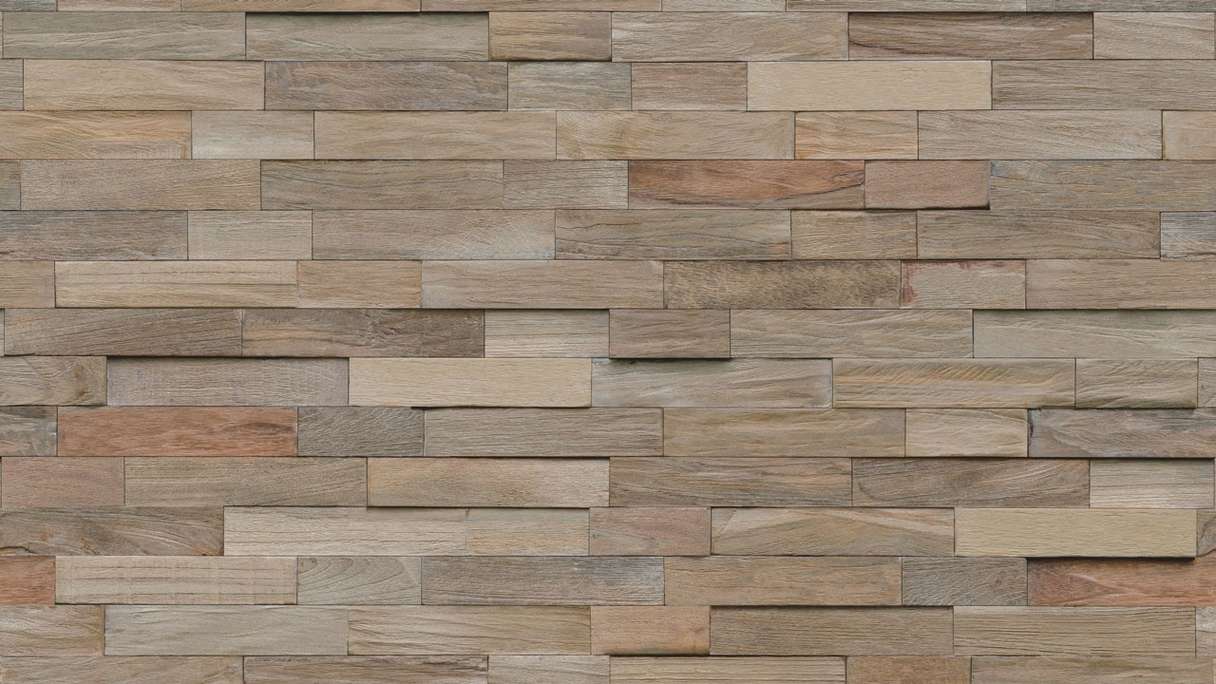 Skaben WoodWall - Legno di teak affumicato