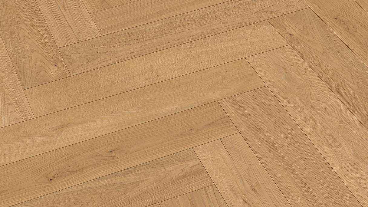 planeo Pavimento in legno - Noble Wood Quercia a spina di pesce Sandnes | Made in Germany (EDP-8298)