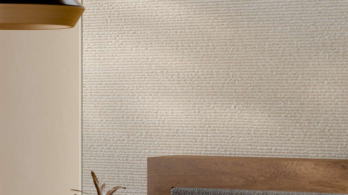 rivestimento planeo SPC - CeraRock Tile Stripes Tweed Sand 120 x 60 cm
