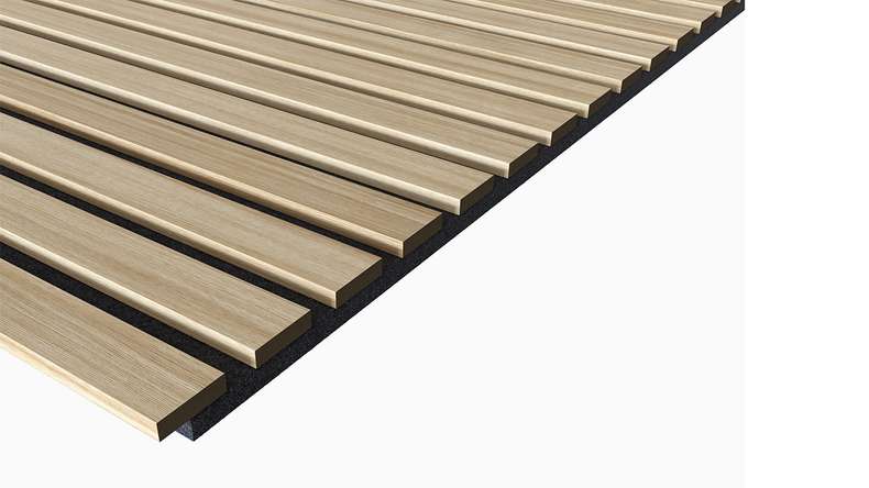 pannelli acustici planeo - rovere naturale - 2400 x 525 x 18 mm (PU-A-012)