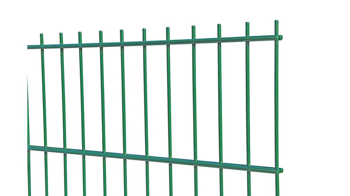 Recinzione a doppia maglia pesante 8/6/8 RAL 6005 verde muschio Altezza - 830 x 2510 mm