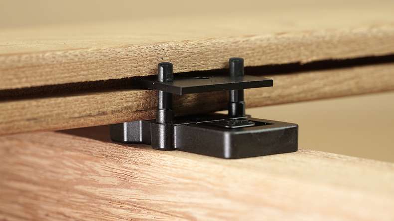 Planeo decking clip LIGO S/34 giunto 6mm - 80 pz. Vite per terrazza inclusa