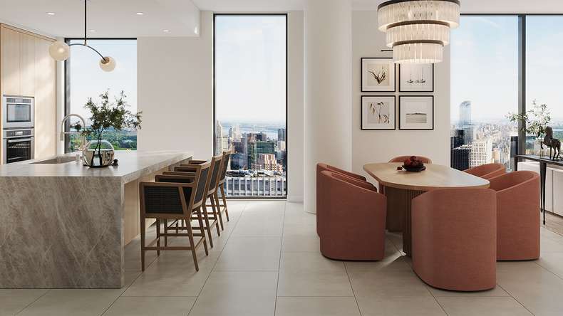 planeo Rigid Click Vinyl - Grigio chiaro XXL Tile | Isolamento acustico integrato (DF-KF-794-030)
