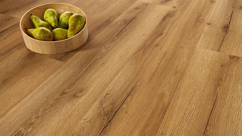 planeo Vinile rigido Klick - SolutionX 2in1 BigSize Atelier Oak Tavola XL lunga 1,83 m | isolamento acustico integrato (ECF-BS-85)