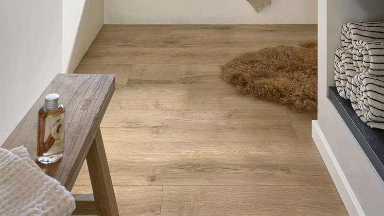 MEISTER Design pavimenti MeisterDesign. next DD 500 S - 06439 Cracked Oak Terra | Impact isolamento acustico integrato (400054-1287220-06439)