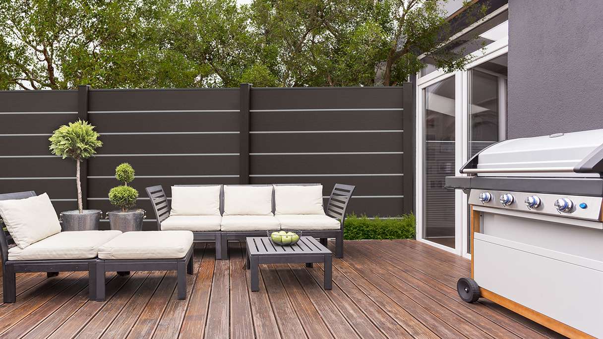 planeo Gardence Strong XL - Profilo singolo standard Noce coex 1800 x 261cm