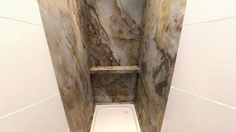 planeo EVOLITH Slate&Stone - Rivestimento in pietra naturale Autumn Drift 1220 x 610 mm