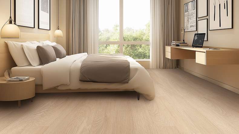 Gerflor Klick Vinyl Rigid - Creation 40 Clic Acoustic Tamo Cream | Isolamento acustico integrato (61301598)
