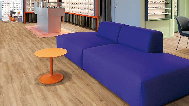 planeo Vinile rigido a incastro - FlexCore 55 Classic Oak | Isolamento acustico integrato (plfc-5201FS55)