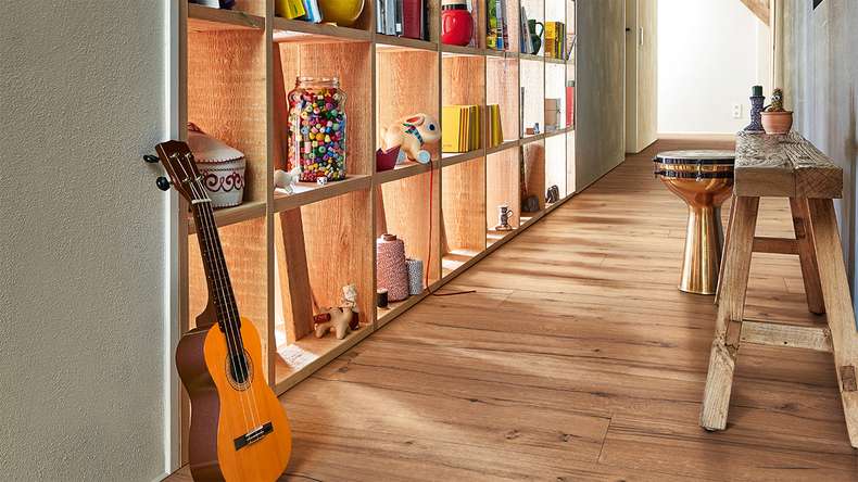 MEISTER Laminato - MeisterDesign LL 150 S Rovere rustico cognac 06256 | Isolamento acustico integrato (600008-2052220-06256)