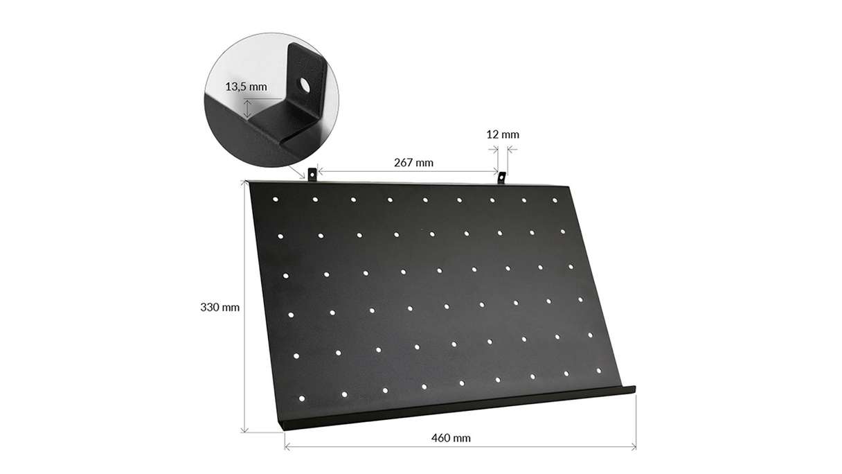 scarpiera doppia planeo - nero 1 pz
