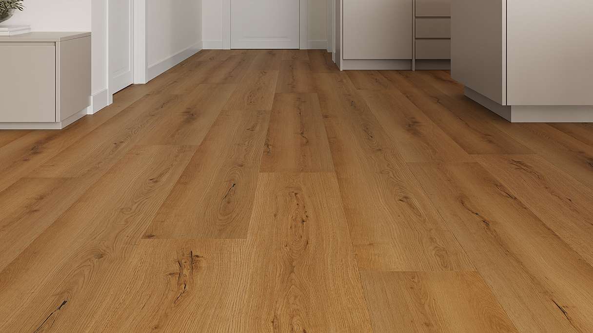 Lys&Land Vinile rigido Klick - Fjordline XL Quercia Venero 1,83 m di lunghezza asse XL | isolamento acustico integrato per il calpestio (SP183-07)