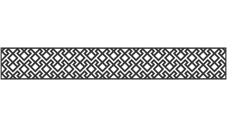 planeo Gardence - Inserto di design 1800 x 300 x 1,5 mm antracite
