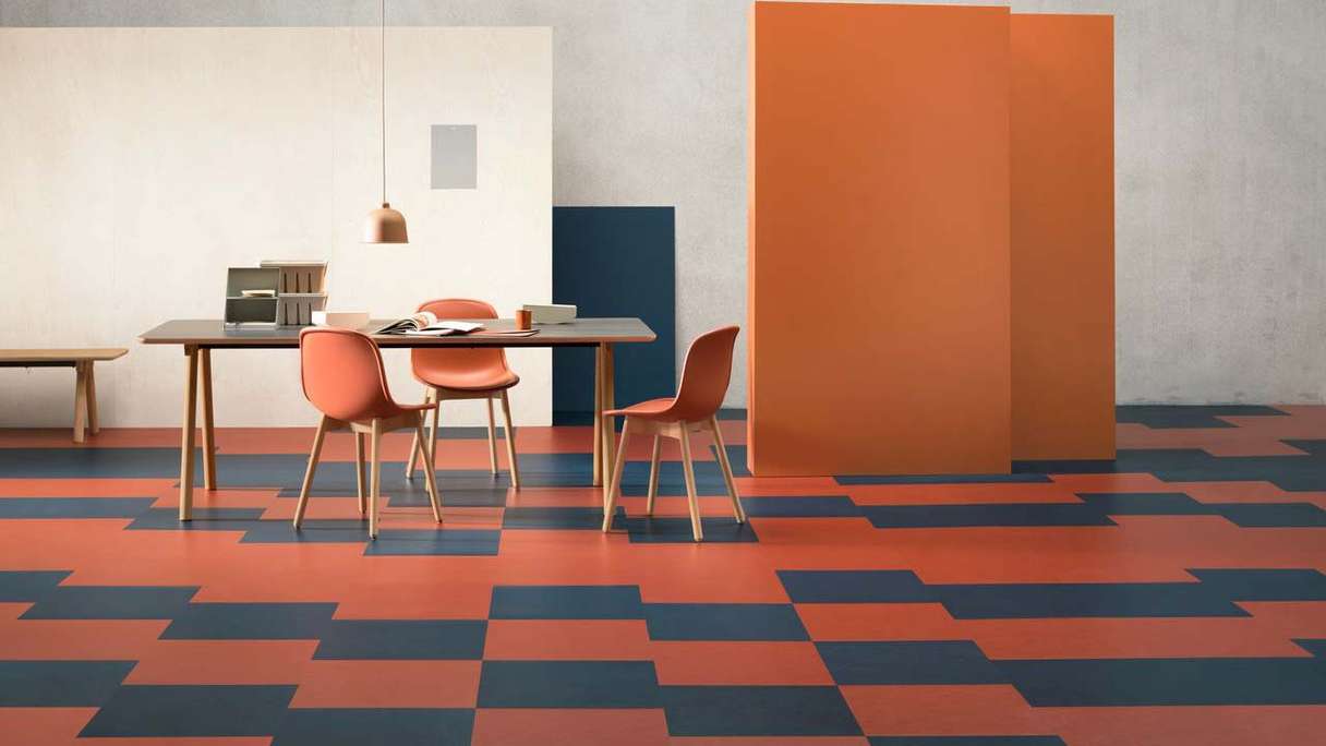 Forbo Linoleum Marmoleum - Walton Berlin rosso 3352