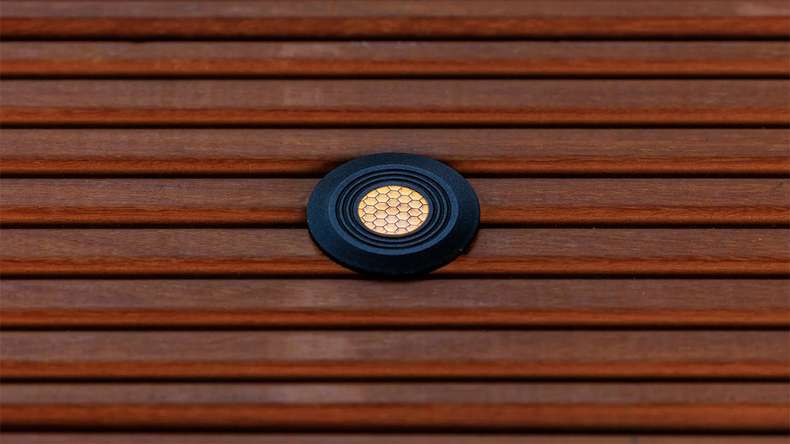 planeo illuminazione patio 12V - Luce da incasso LED Onyx 30 RA - 0,5W 4Lumen