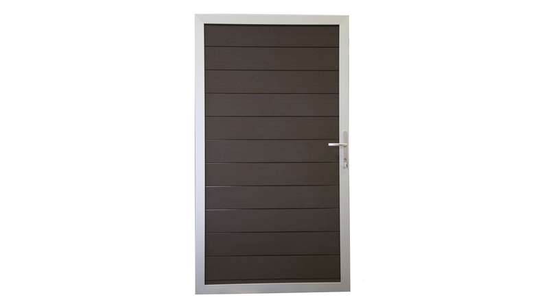 planeo Gardence Strong - Porta universale BPC Noce coex con telaio in alluminio