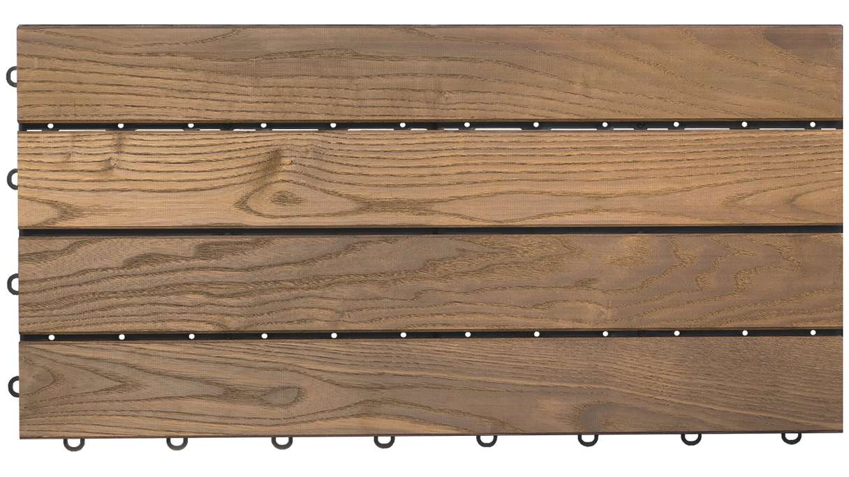 planeo click tile Thermo Ash XL - 4 doghe lisce
