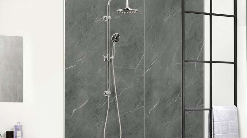 planeo StrongWall - Rivestimento murale in plastica XL Sardi 260 x 90 cm