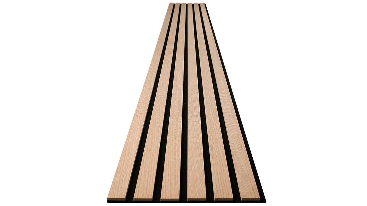 Skaben Pannelli acustici SilentWall Comfort - rovere marrone chiaro - 250 x 30 cm