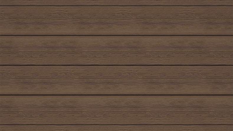 planeo ANTIKWoodline - Listello per terrazza rivestito in WPC CoEx, profilo composito leggero - Ipe marrone 3 m - rustico/spazzolato liscio